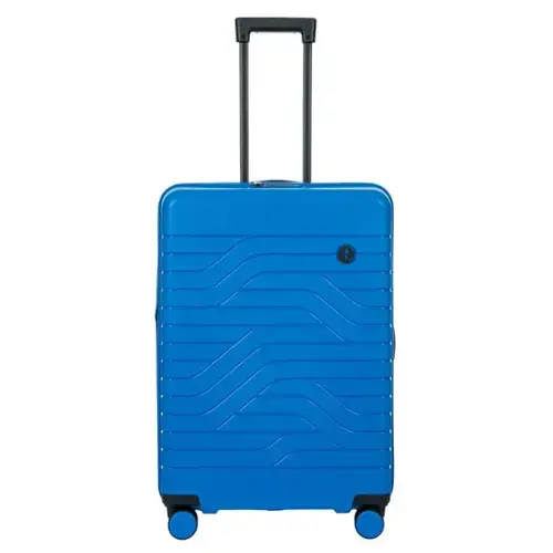 Front. Bric's - Bric's B|Y Ulisse 28" Expandable Spinner, Electric Blue - Electric Blue.
