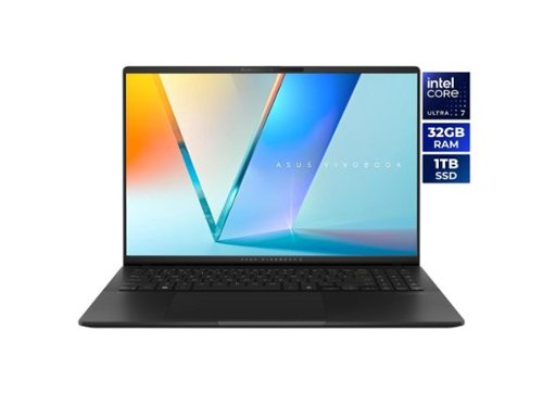 ASUS - Vivobook S 16" 3K OLED Intel Core Ultra 7 255H Processor 32GB RAM 1TB SSD Windows 11 Home-Front_Standard 