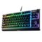 SteelSeries - Apex 3 TKL Wired Membrane Whisper Quiet Switch Gaming Keyboard with 8 zone RGB Backlighting - Black-Front_Standard