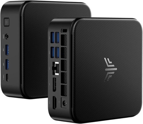 Kamrui - E3B AMD Ryzen 5 7430U Mini Gaming PC 16GB RAM 512GB SSD Mini PC Computers (Max 4.3GHz,6C/12T, Beat 5650U) WiFi 6 BT5.2-Front_Standard 