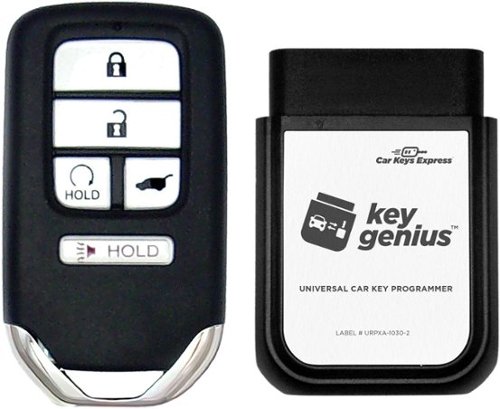 Car Keys Express - Honda Simple Key - 5 Button Smart Key Remote and programming device - Black