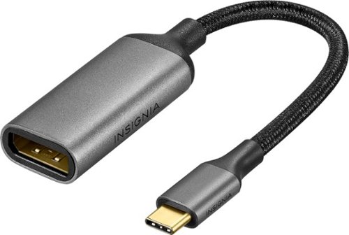 Insignia™ - 8K USB-C to DisplayPort Adapter - Black
