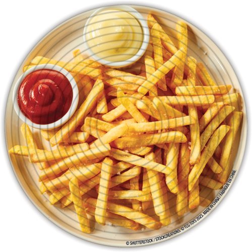 TCG Toys Spin Flip Puzzle: Burger & Fries- 14 Rings - 2-In-1: Double-Sided Puzzle,8+ WORLDWIDE DELIVERY