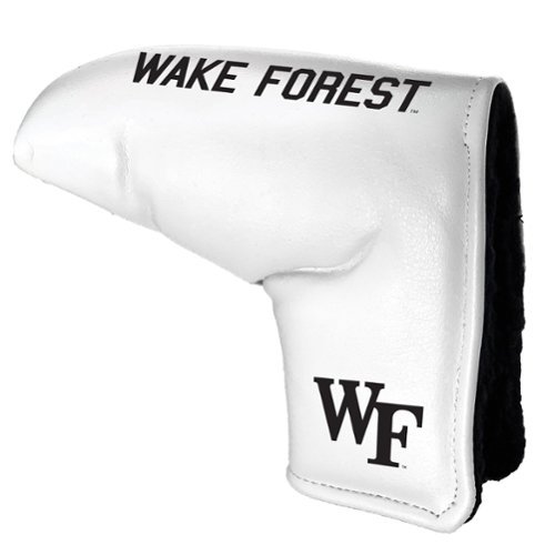 Team Golf - Wake Forest Demon Deacons Tour Blade Putter Cover - White-Front_Standard 
