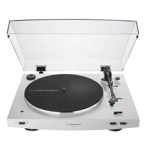 Audio-Technica - AT-LP3xBT Fully Automatic Wireless Belt-Drive Turntable with Bluetooth - White-Front_Standard 