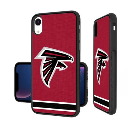 Keyscaper - NFL - Atlanta Falcons iPhone Stripe Design Bump Case - 16 Pro Max - Multicolor-Front_Standard 