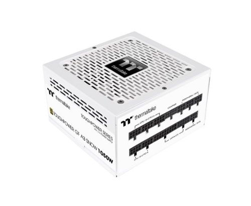 Thermaltake - Toughpower GF A3 1050W 80+ Gold PCIe Gen 5 ATX 3.1 Fully Modular Power Supply - Snow