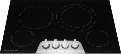 Frigidaire - Gallery 30" Electric Cooktop with EvenTemp Quick Boil Element and 2-in-1 Dual Element - Stainless Steel-Front_Standard 