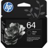 HP - 64 Standard Capacity Ink Cartridge - Black-Front_Standard