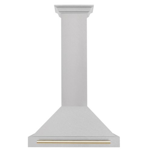 ZLINE Autograph Edition - 30 inches - Externally Vented - Wall Range Hood - Stainless Steel