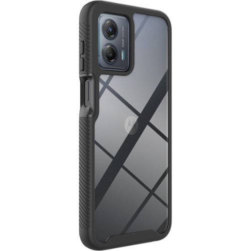SaharaCase GRIP Series Case for Motorola G Power 5G (2023) - Black/Clear GLOBAL SHIPPING