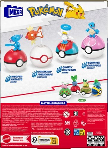 MEGA Pokemon Water-Type Trainer Team (4-Pack) - multi SHOP ONLINE