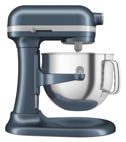 KitchenAid - KitchenAidÂ® 7 Quart Bowl-Lift Stand Mixer, KSM70SKXX - Blue Steel-Front_Standard 