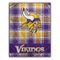 Pegasus - Minnesota Vikings 66" x 95" Oversized Plaid FAN-mily Ultra Cozy Blanket - Multicolor-Front_Standard