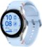 Samsung - Galaxy Watch FE Aluminum Smartwatch 40mm LTE with Blue Band - Silver - (2024)-Front_Standard