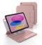 Dexnor - Keyboard Case for iPad (A16) 11th/10th Generation, Magnetic Folio Keyboard Trackpad Pencil Holder Backlit Rechargeable - Pink-Front_Standard