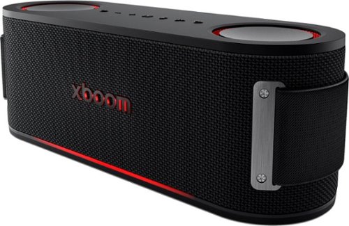  LG - xboom Bounce Portable Bluetooth Speaker - Black