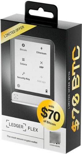 Ledger Flex Crypto Hardware Wallet with $70 of Bitcoin - E Ink Touch Screen - Bluetooth - Graphite BUY IN EUROPE
