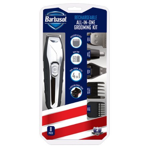 Barbasol - 8 pc all in one Grooming Kit - Black-Angle_Standard 