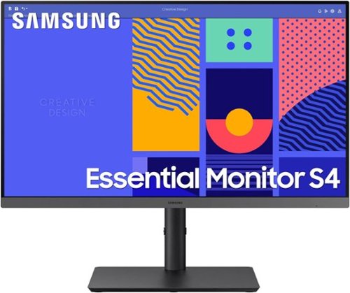 Samsung S43GC 24" Business Essential IPS Monitor with HAS and Triple Input (HDMI, DisplayPort, USB) - Black