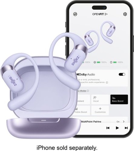 Shokz OpenFit 2+ Open-Ear True Wireless Bluetooth Earbuds - Purple HOW TO BUY