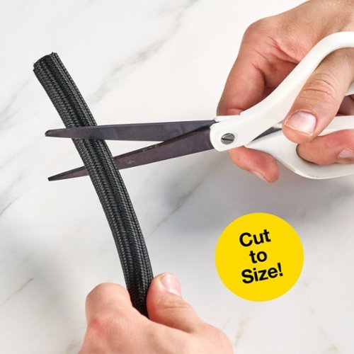Wrap-It Storage Mesh Cable Sleeve - Black SHOP ONLINE