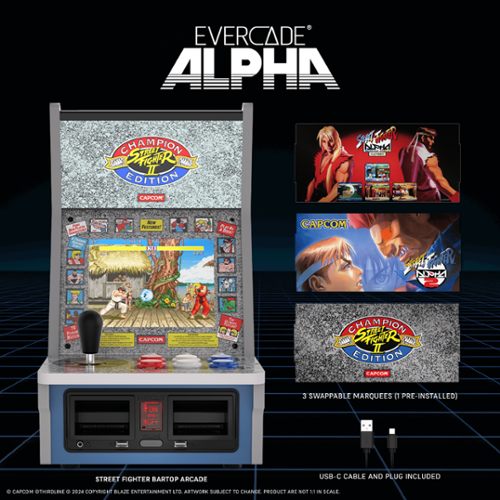 Evercade Alpha Street Fighter Bartop Arcade FG-STRE-CON-USA-ARC