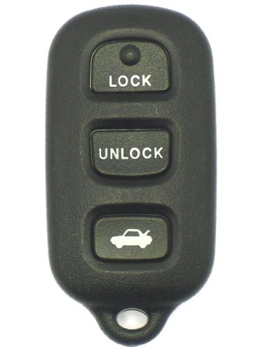 Car Keys Express - Toyota Keyless Entry Remote - 4 Buttons (Lock, Unlock, Trunk, and Panic) - Black