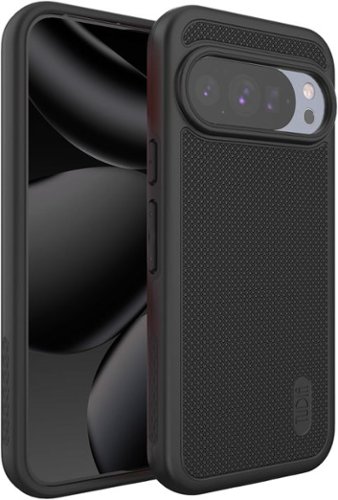 TUDIA - MergeGrip for Google Pixel 10 Case/ Pixel 10 Pro Cases 2025 Military Grade Cover - Black-Front_Standard 
