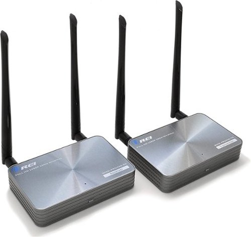 Orei - 1080p Wireless HDMI Extender (Loop, IR) - 330ft-WHD-PRO330-K - Black-Front_Standard 