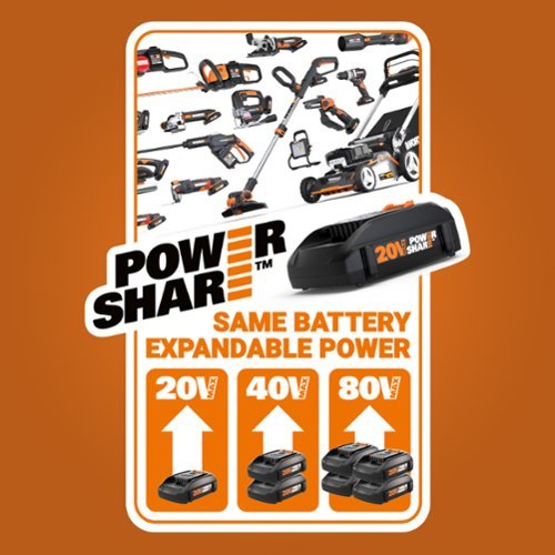 WORX WA7151 MakerX 20V HubX Power Adapter with USB Charging Outlet - Black WORLDWIDE DELIVERY
