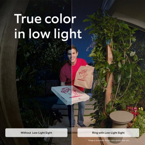 Ring Wired Doorbell Elite (2ndGen), Power over Ethernet, Retinal 4K, Remote Gate Access, 10x Zoom, Low-Light Sight - Deep Silver WORLDWIDE DELIVERY