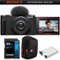 Sony - ZV-1F Vlog Camera for Content Creators Vloggers +32GB Card +Camera Case +Battery-Front_Standard