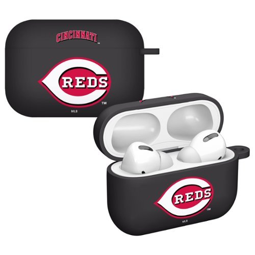 Artinian - Cincinnati Reds AirPods Pro Silicone Case Cover - Red-Front_Standard 