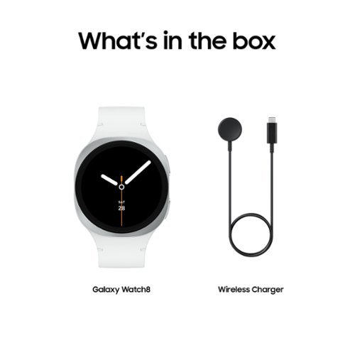 Samsung Galaxy Watch8 Aluminum Smartwatch 40mm BT - Silver - (2025) BUY IN EUROPE
