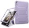 DTTO - Shockproof Case for iPad A16 11-inch & ipad 10th10.9-inch with Built-in Screen Protector, Full Body Protective Cover - Light Purple-Front_Standard