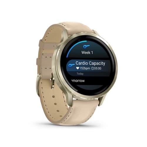 Garmin Venu 4 GPS Smartwatch 41 mm Fiber-reinforced polymer - Lunar Gold - (2025) WHERE TO BUY