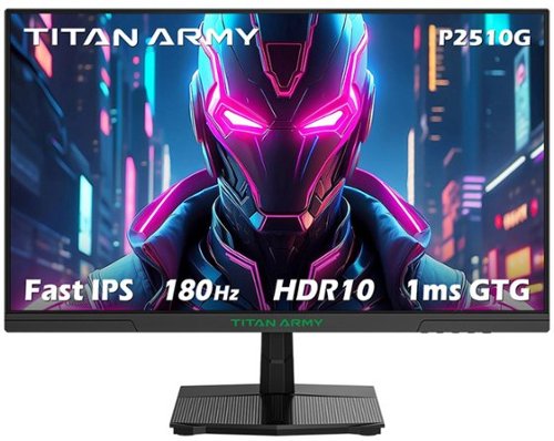 Titan-army - P2510G 24.5 Gaming Monitor, IPS 1ms GTG 180Hz 19201080 FHD FreeSync 99% sRGB with HDR10 (DisplayPort, HDMI) - 180Hz 24.5inch FHD