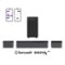 Ultimea - Poseidon M3T 5.1 Surround Sound Bar, with Wireless Subwoofer and Rear Speakers, 350W - Black-Front_Standard