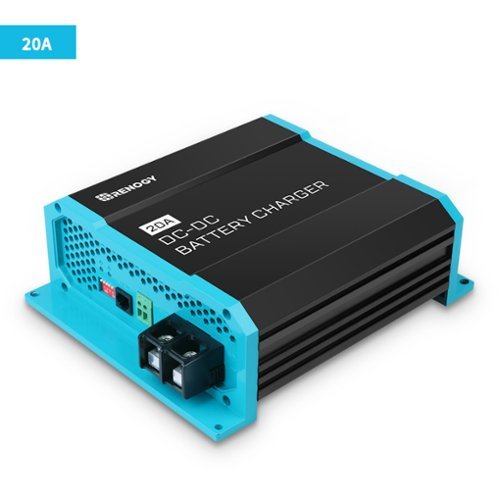 Renogy 12V 20A DC to DC Battery Charger - Black