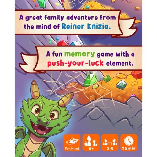 FoxMind Games FoxMind Treasure of the Dragons - Tile Matching Game, Ages 6+, 2-5 Players GLOBAL SHIPPING