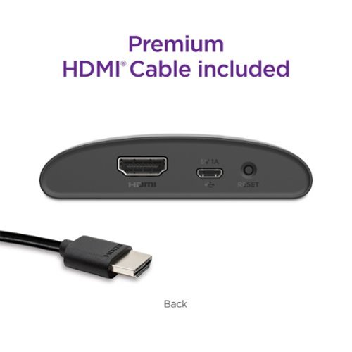 Roku Express 4K+ | Streaming Player HD/4K/HDR with Roku Voice Remote with TV Controls, includes Premium HDMI Cable - Black GLOBAL SHIPPING