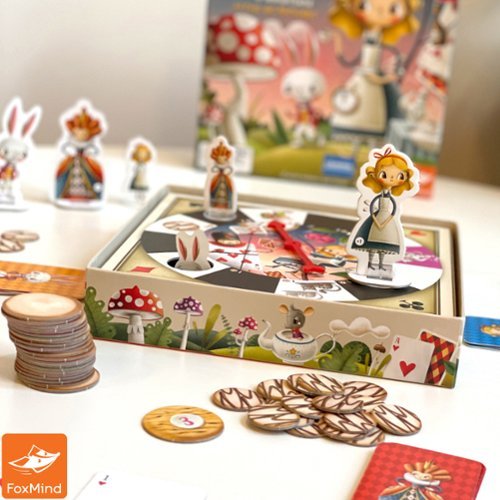 FoxMind Games Foxmind Games: Alice's Adventures in Wonderland: Granna Fairytale Board Game, 2-4 Players WORLDWIDE DELIVERY