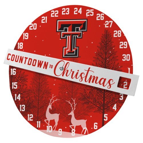 Pegasus - Texas Tech Red Raiders Countdown to Christmas Wall Sign - Multicolor-Front_Standard 