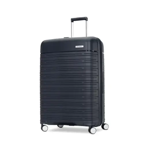 Front. Samsonite - Elevation Plus 30" Expandable Spinner Suitcase - Midnight Blue.