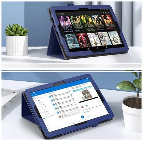 SaharaCase Bi-Fold Folio Case for Amazon Fire HD 10 (2023) - Navy Blue HOW TO BUY