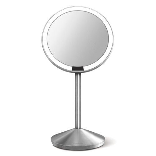 simplehuman - sensor mirror fold, stainless steel - Brushed-Front_Standard 