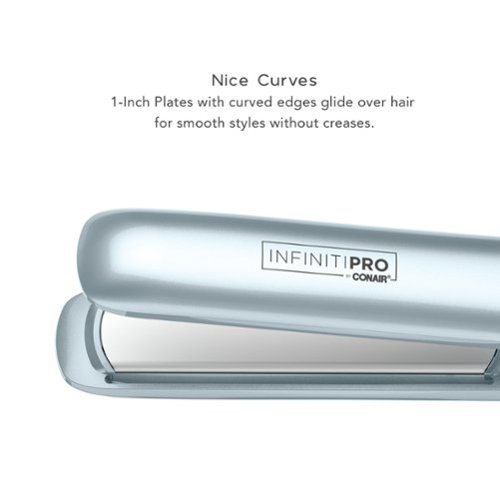 Conair InfinitiPRO 1 Smoothwrap Ceramic Ionic Flat Iron - Powder Blue BUY IN EUROPE