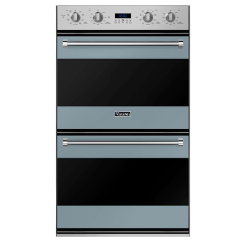 Viking - 30" Double Electric Wall Oven-November Sky - November Sky