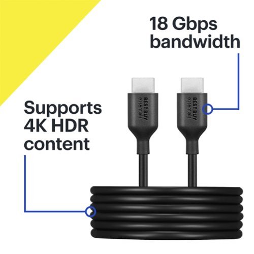 Best Buy essentials™ 6' 4K Ultra HD HDMI Cable - Black HOW TO BUY